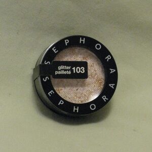 Sephora Eye Shadow 'First Light' #103 White & Gold Metallic Glitter NEW Sealed